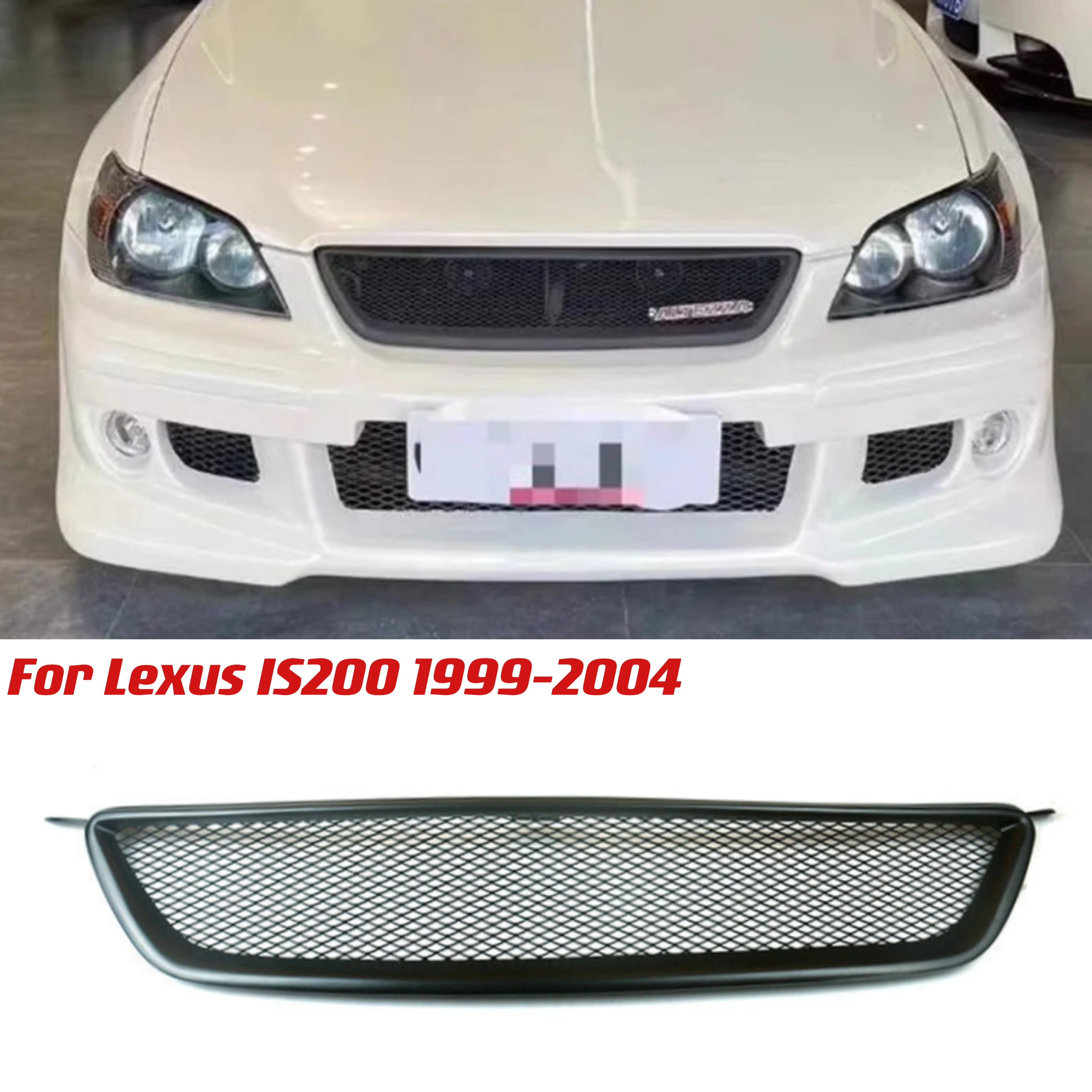 

Для Lexus IS200 1999 2000 2001 2002 2003 2004 FRP/углеродное волокно, передний бампер, гоночные грили, грили