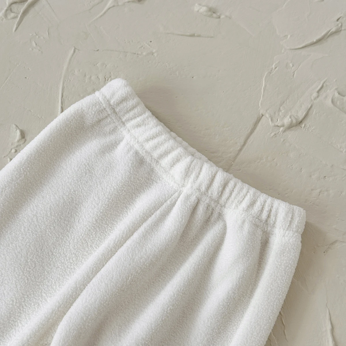 2피스  의류 세트 남아 여아 솔리드 스포츠 상의 바지 세트 겨울 복 두꺼운  옷  용품