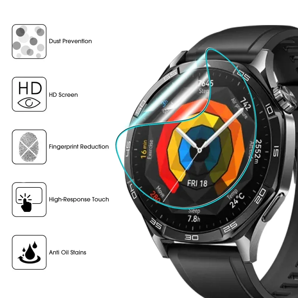 for Huawei Watch GT 5 4 3 GT2 41/46/42/43MM HD Hydrogel Protective Film Screen Protector for Huawei GT5 GT4 GT3 Pro Soft Films