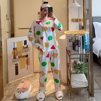 Pijama Sin Chan Man and Woman Pajama Sinchan Cotton Autumn Long-sleeved Trousers Sets Japanese Pajamas for Couples Man Sleepwear - Image 2