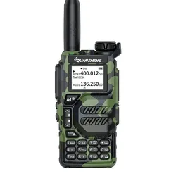 Quansheng UVK5 UV-K5 green camouflage full band 50-600MHz quansheng k5 walkie talkie two way radio