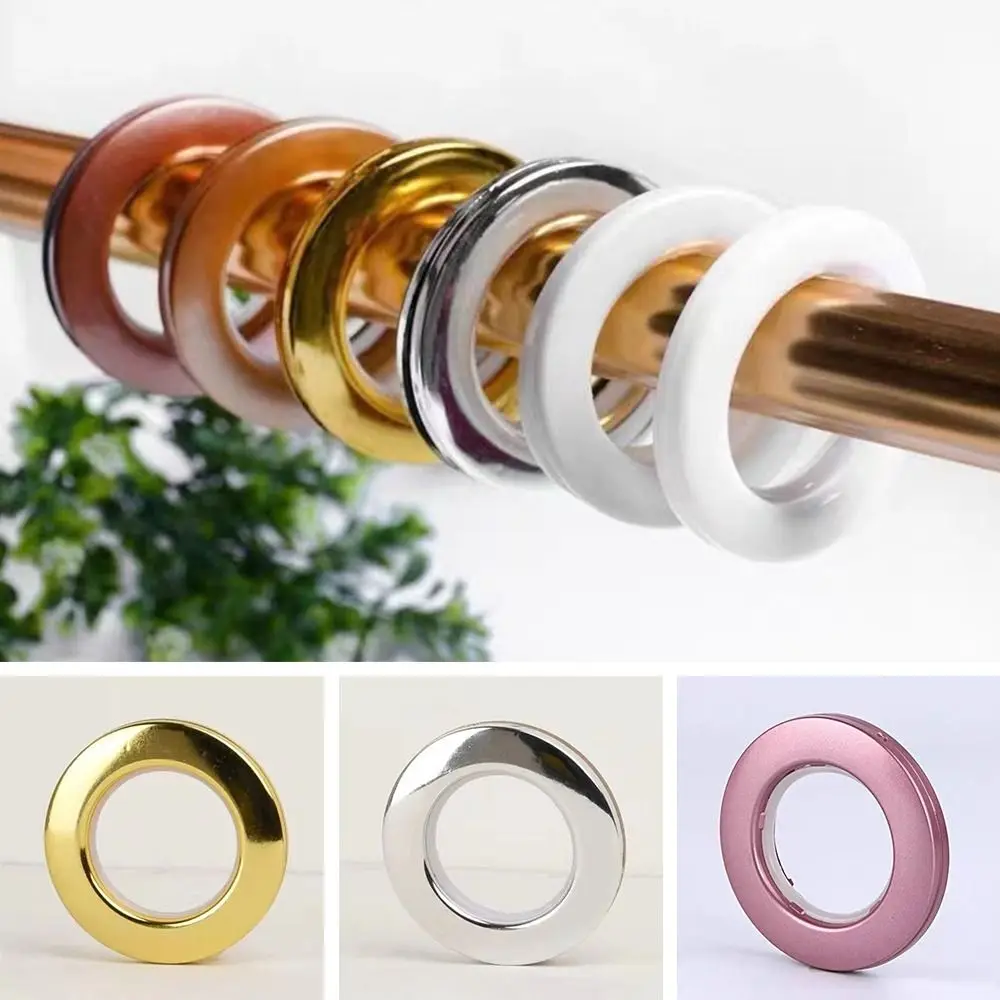 

Curtain Grommet Plastic Curtain Eyelet Ring Mute Hanging Curtain Ring for Bathroom Living room Home Decoration Accessories