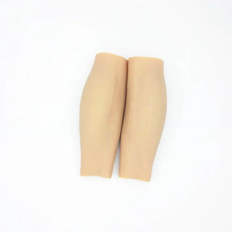 A Pair of Realistic Silicone Beautiful Legs Arm Sleeves Leg Enhancement Covering Limbs Scars Posture Correction Pad Enhancer