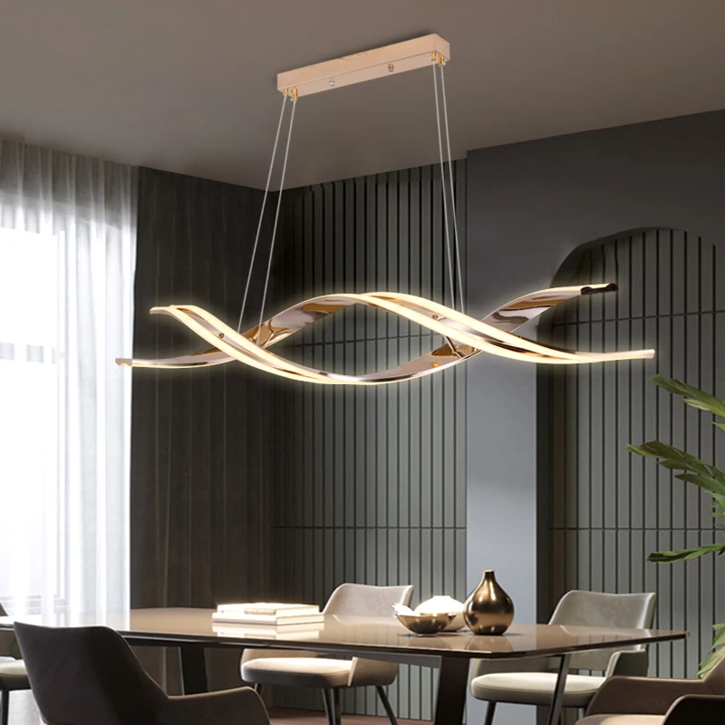 Moderne hanglamp zwart met ledverlichting Steinhauer Ringlux