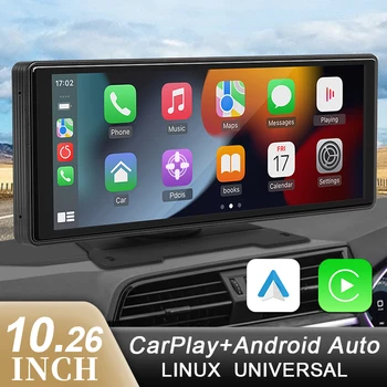 10.26" Car Mirror Screen with CarPlay & Android Auto 1