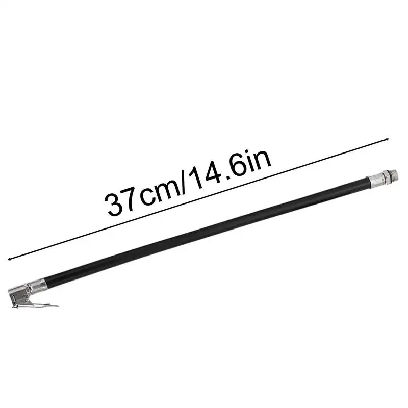 Car Tire Inflator Hose Inflatable Air Pump Extension 37cm Universal Air Pump Connection Hose Multipurpose Tire Inflation Adapter