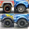 1/64 KicarMod 14mm All terrain Wheels Printed Characters Rubber Tire for Diecast Cars Hot Wheels Hobby Modified Parts 5 set/pack 3