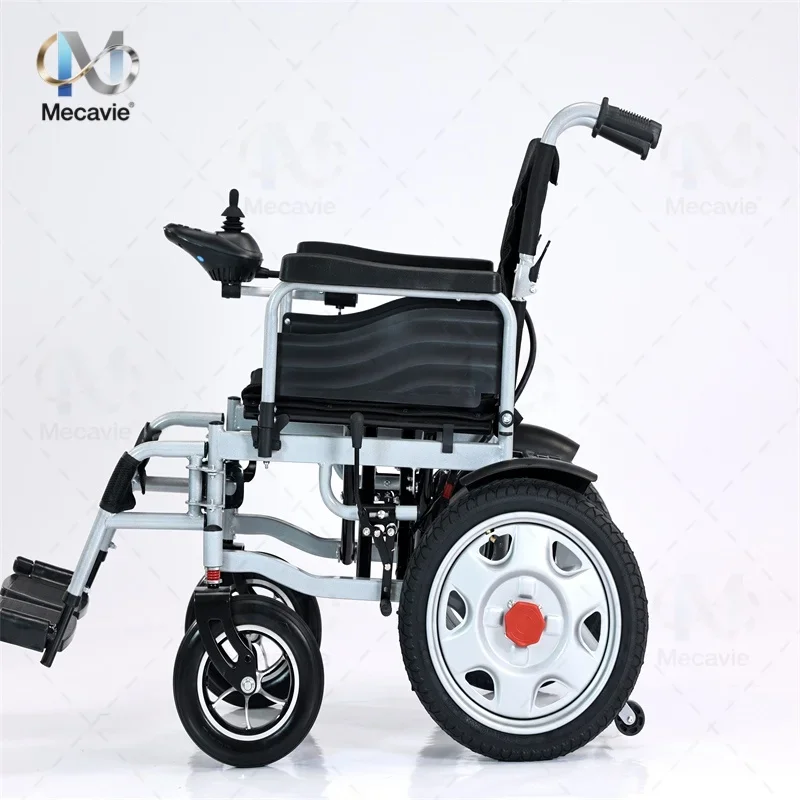 Scooter elettrico completamente automatico intelligente a quattro ruote a ruota grande per anziani pieghevole comoda sedia a rotelle elettrica per disabili - immagine 4