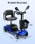 Foldable Electric Car 4 Wheels Mobility Scooter Power Wheelchair with Light Basket Collapsible Compact Travel Car Christmas Gift 8