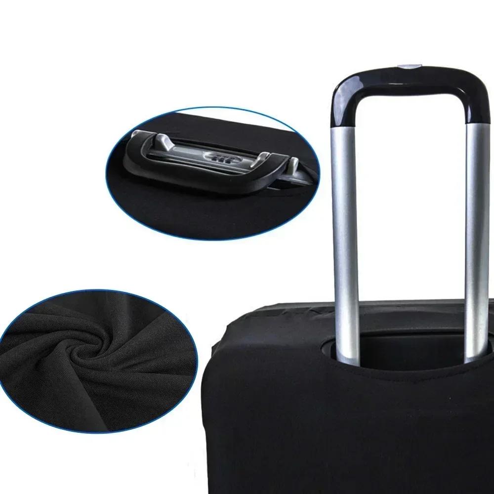 Stretch Fabric Luggage Protective Cover Floral Letter Pattern Dust Cover Anti-Scratch Suitcase Covers Suit for 18-32 Inch 5