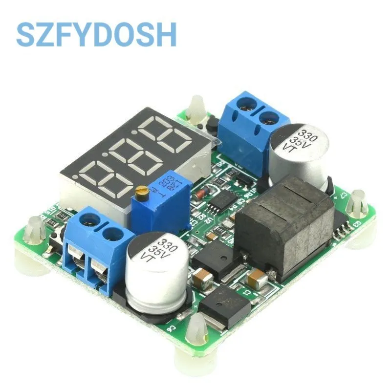 Modulo Regolatore Di Tensione Con Display Digitale A Led Lm2577 Lm2596 Pollici (5-25V)
