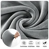 1 PC High Back XL Size Chair Cover Silver Fox Velvet Fabric Stretch Chair Covers For Home Dining Room Wedding Hotel Banquet 3