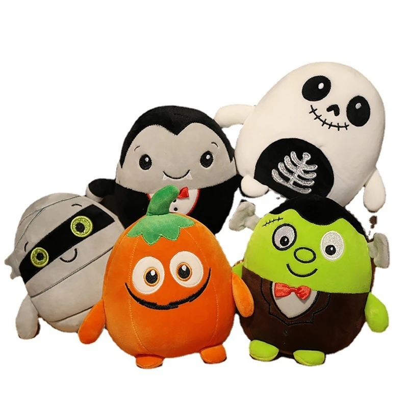 

Soft Pumpkin Plush Pillow Cushion for Halloween Decorations and Home Parties 594C