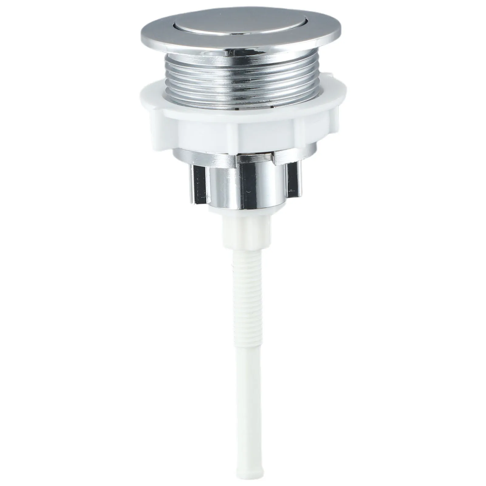 Description Picture 5 of itemUniversal Dual Flush Toilet Water Tank Button Bathroom Toilet Replacement Parts Round Valve Push Button Flush Toilet Spare Part