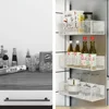 Magnetic Storage Rack Refrigerator Outer Magnet Hanging Divine Artifact Portable Kitchen School on The Bed Snack Storage Shelves 5