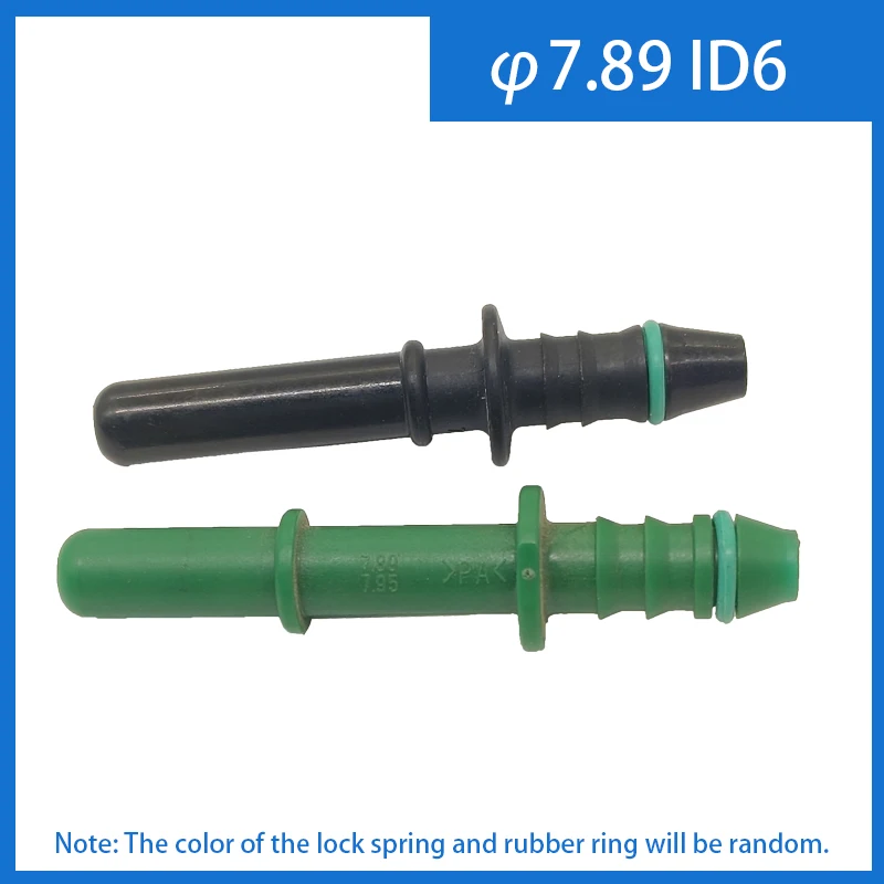 2pcs 7.89 ID6 Lengthened Male Auto Car Fuel Line Hose Quick Release Connector Carburetor Part fuel line connector hose coupler