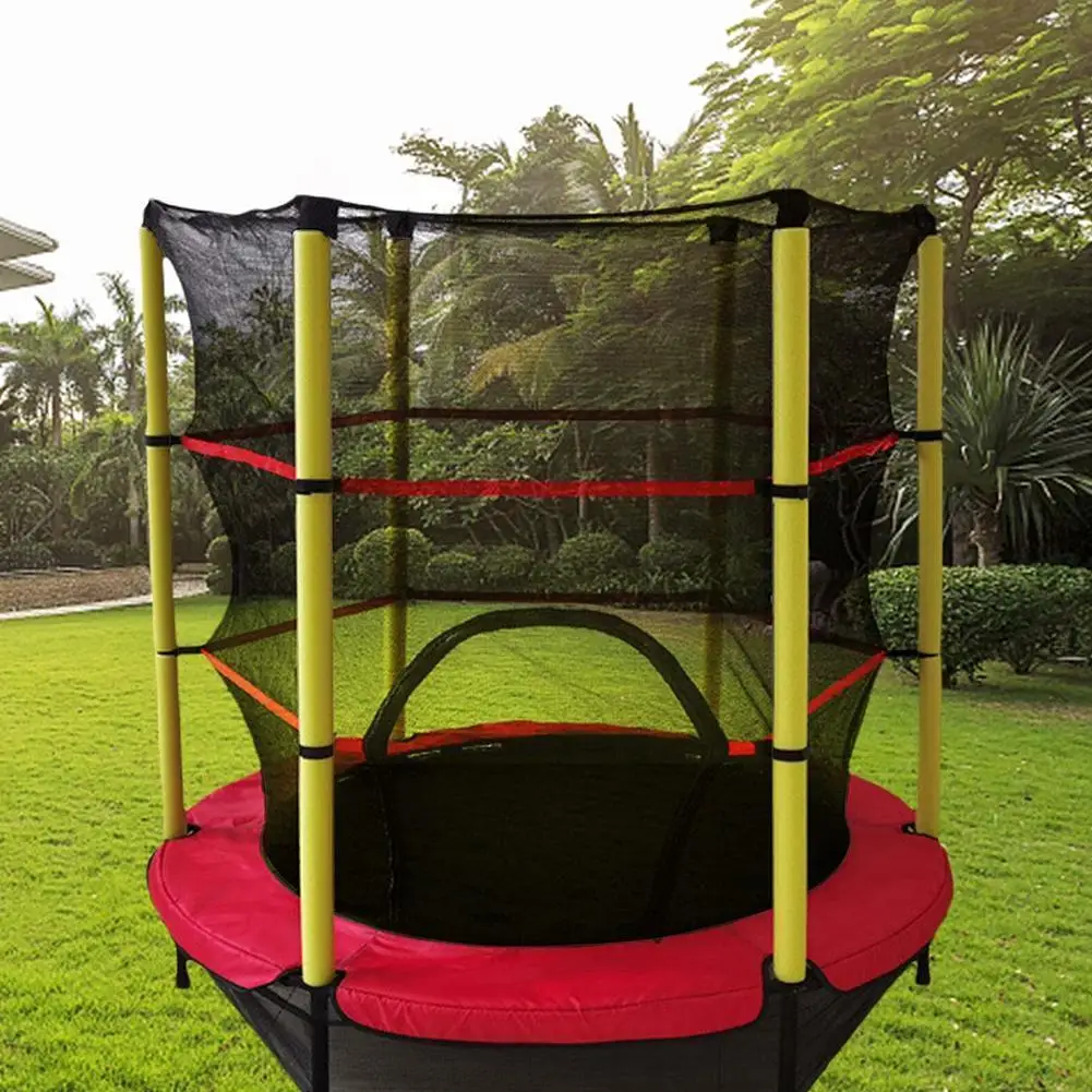 55 Inch Trampoline Protective Net Round Mini Enclosure Guard Toys Net