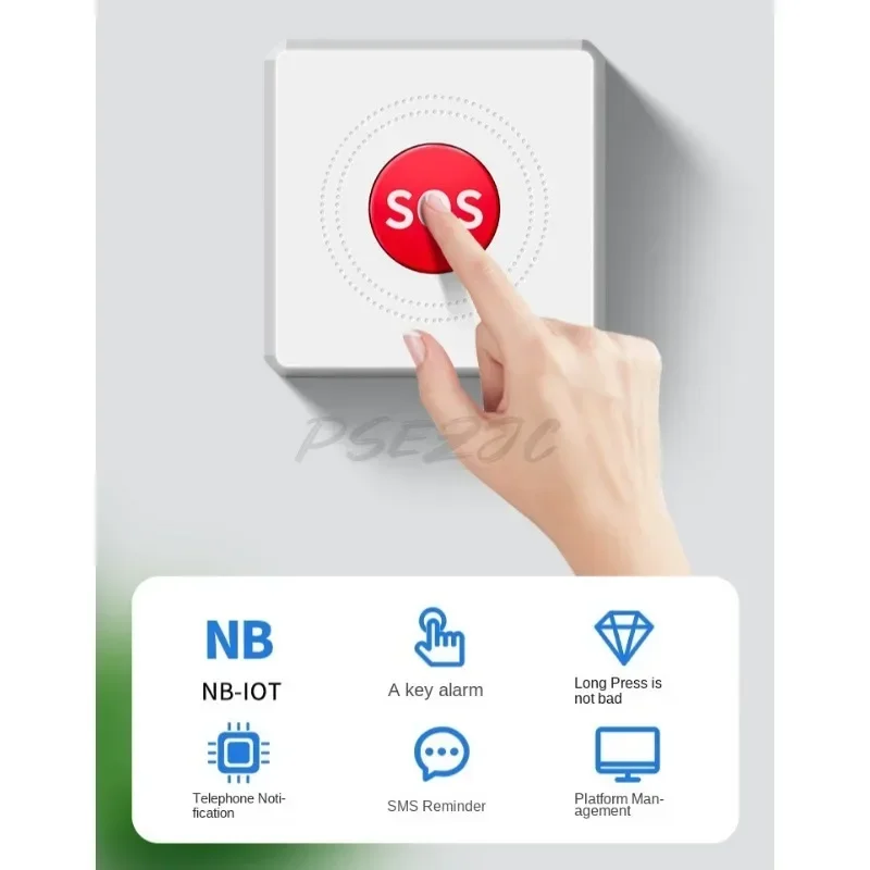 One Click Distress Alarm Wireless Remote NB Button School Hospital Bank Emergency Alarm Management System