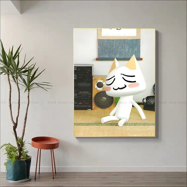 Inoue toro CUTE Cat Poster Home Room Decoration Kraft Paper Poster