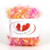 50G Special Rainbow Hand Knitting Crochet Bean Yarn Gold Silver Wool Thread For Baby Lady Scarf Sweater Glove Bag Hat DIY 6
