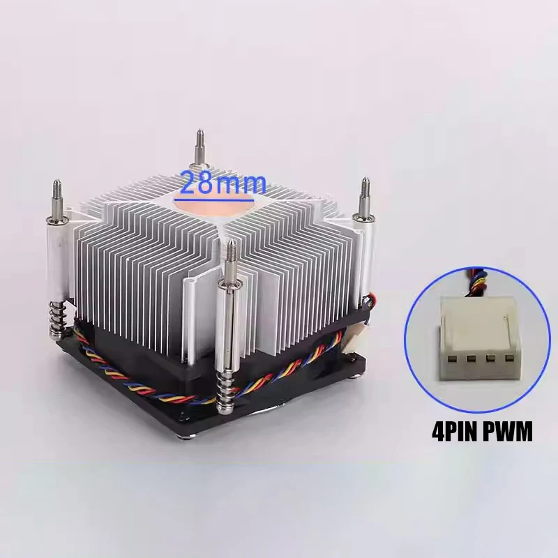 CPU Air Cooler 80MM 4PIN PWM Cooling PC Radiator Fan for Intel 2011 X79 X99 CPU Fan Ventilador
