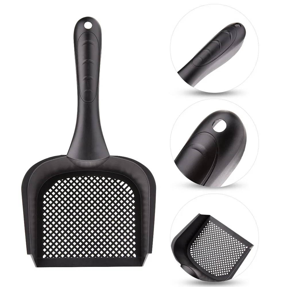 

Portable Indoor Sand Shovels Durable Plastic Practical Cleaning Cat Pet Litter Scoop Shovel Pets Supplies Large Scooper