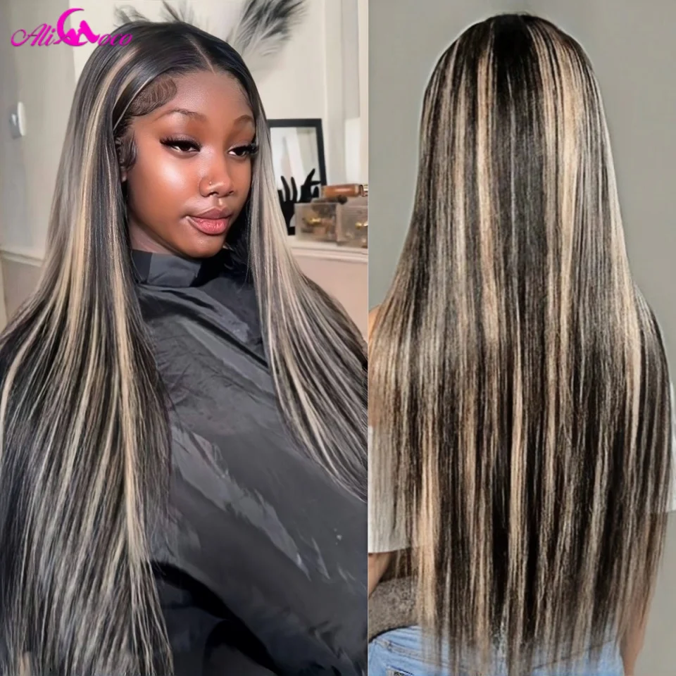 Human Hair Wig 13x6 13x4 Highlight Blonde for Women Pre Plucked
