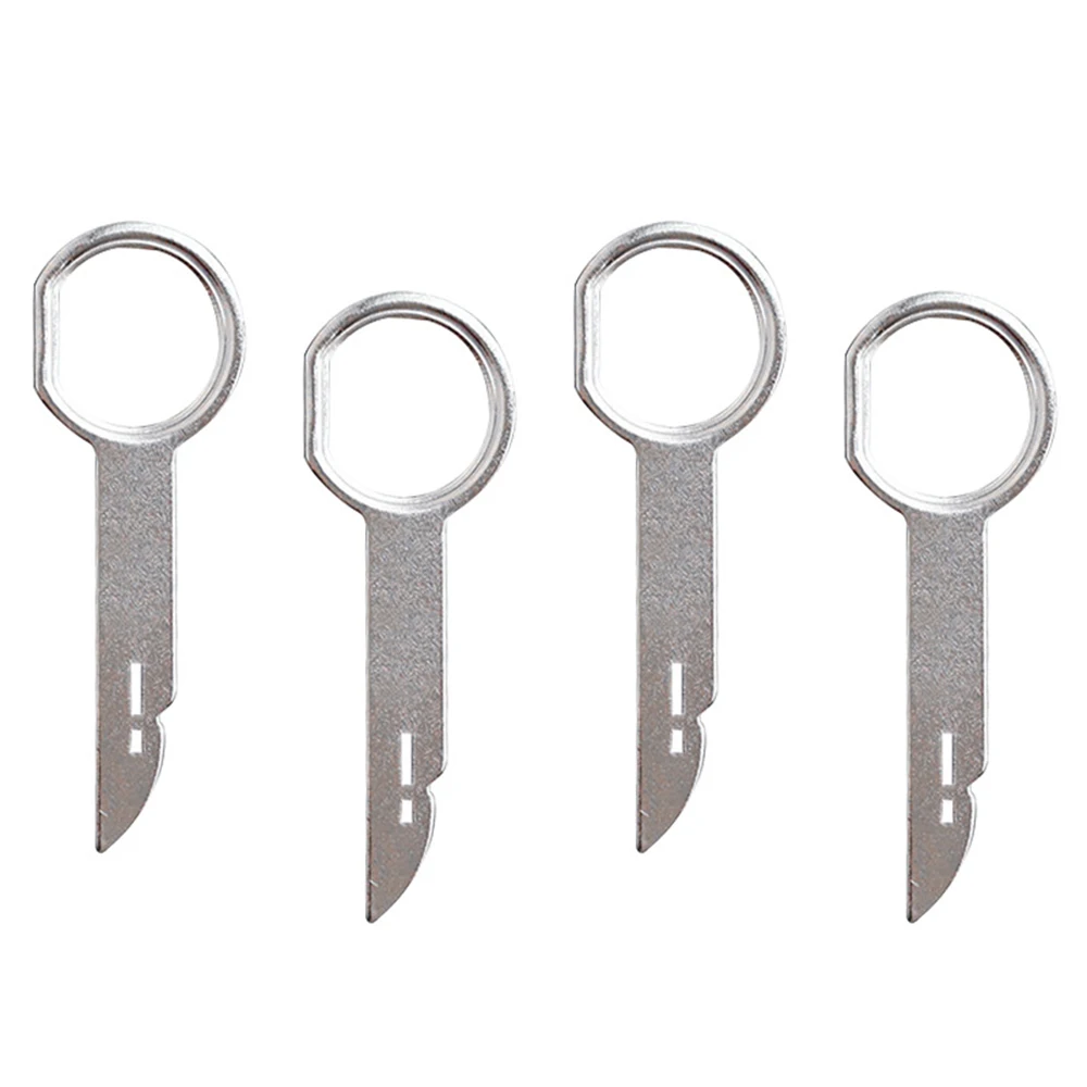Car Radio Removal Tool 4Pcs/Set 4 Keys Car Radio Removal Tool Accessories