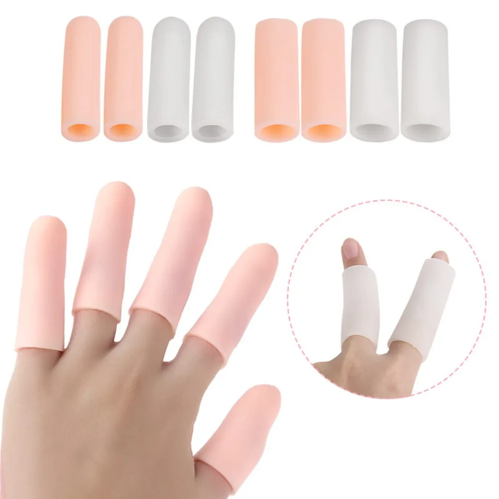 

New Silicon Tubes Support Gloves Waterproof Insulation Fingerstall Fingers Brace Finger Protector Finger Cot