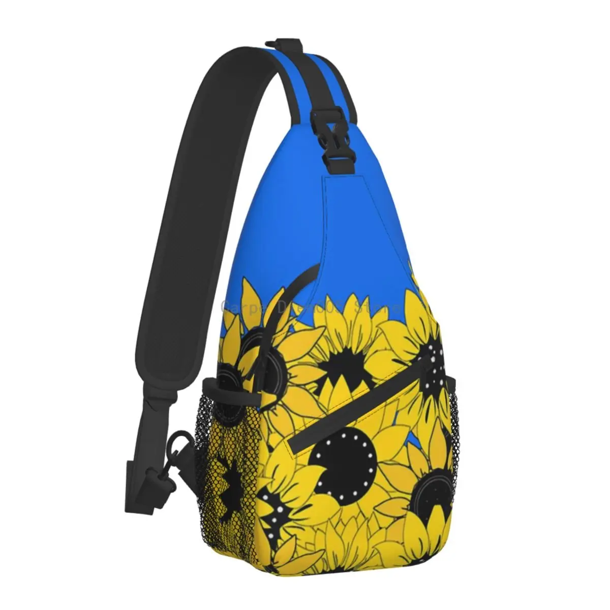 

Crossbody Bag Sports Sunflowers And Blue The Colors Of Ukraine Flag Chest Bag Unisex Women Man Fashion Shoulder Backpacks Travel