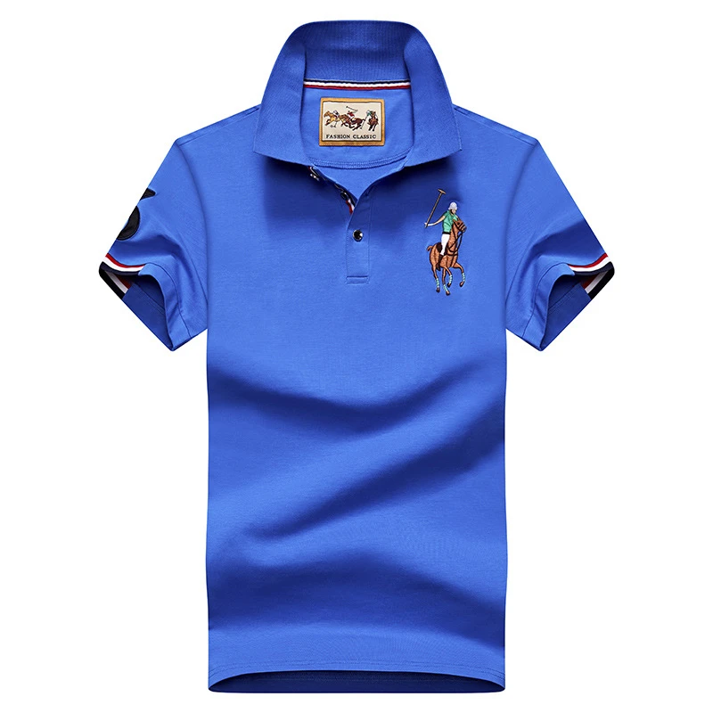 kan niet zien Souvenir kunstmest Merk Heren Polo Shirts Luxe Embroiedery Zomer Korte Mouw Merken Paard  Mannelijke Polo|Polo| - AliExpress