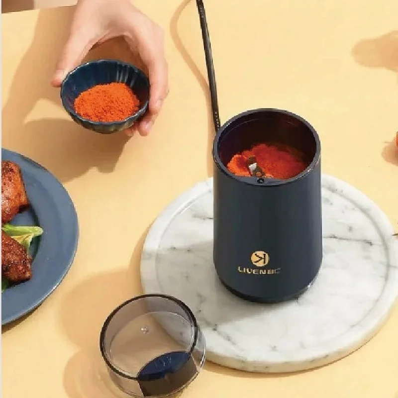 

220V Electric Grinder Stainless Steel Grinder Home Mini Ultra-fine Coffee Crusher Multi-function Grinder Grinding Powder Machine