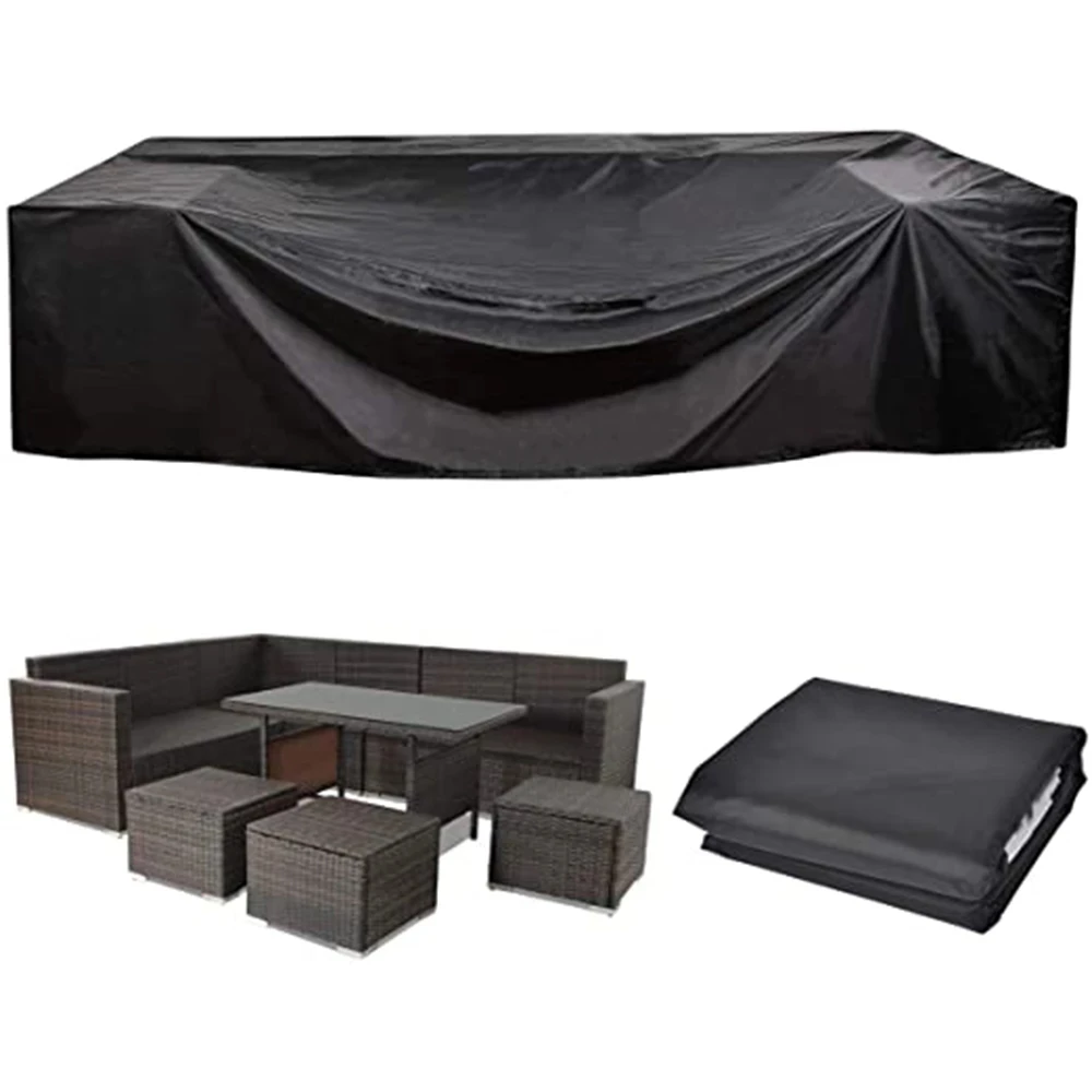 2 Coperture Per Sedie Da Esterno, Impermeabili, In PU, Con Corde E Fibbie, Fino A 83x86x80 Cm - 2