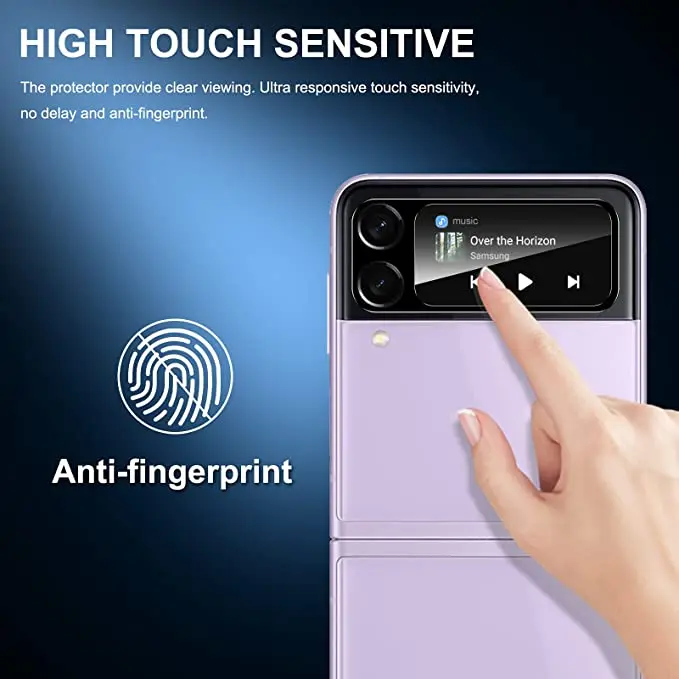 Premium HD Tempered Glass Screen Protector with Camera Lens Protection