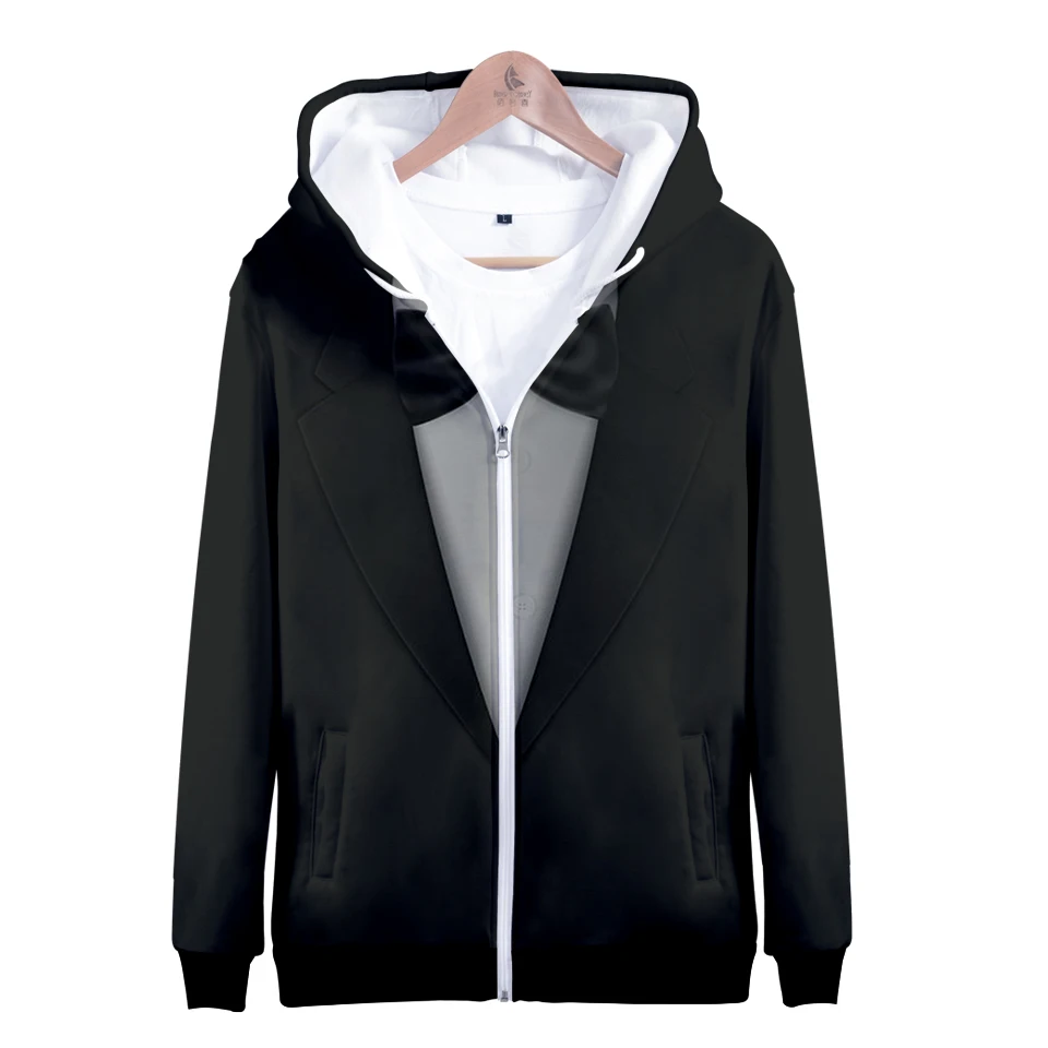 New design funny fake Suit Tie 3D hoodie men/women streetwear Suit long sleeve hoodies sweatshirt fashion tracksuit men clothes