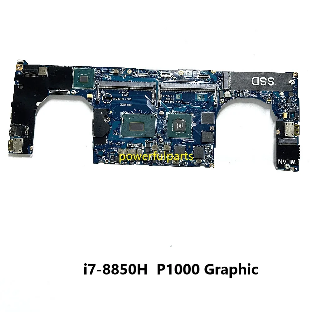 For Dell Precision 5530 Motherboard i7-8850H Cpu P1000 Graphic 0VDJMX DDP00 DDB00 LA-G341P Mainboard Working Good