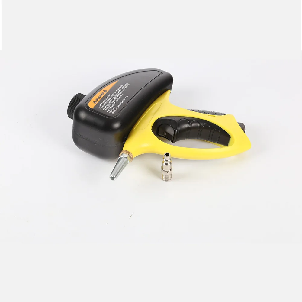 Handheld Gravity Blaster 90Psi Portable Sand Paint Sprayer Pneumatic Rust Power Tool Protection Blasting Air Gun High Pressure 4