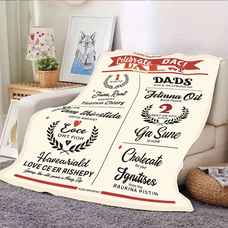 Vintage Style Flannel Blanket for Cozy Nights
