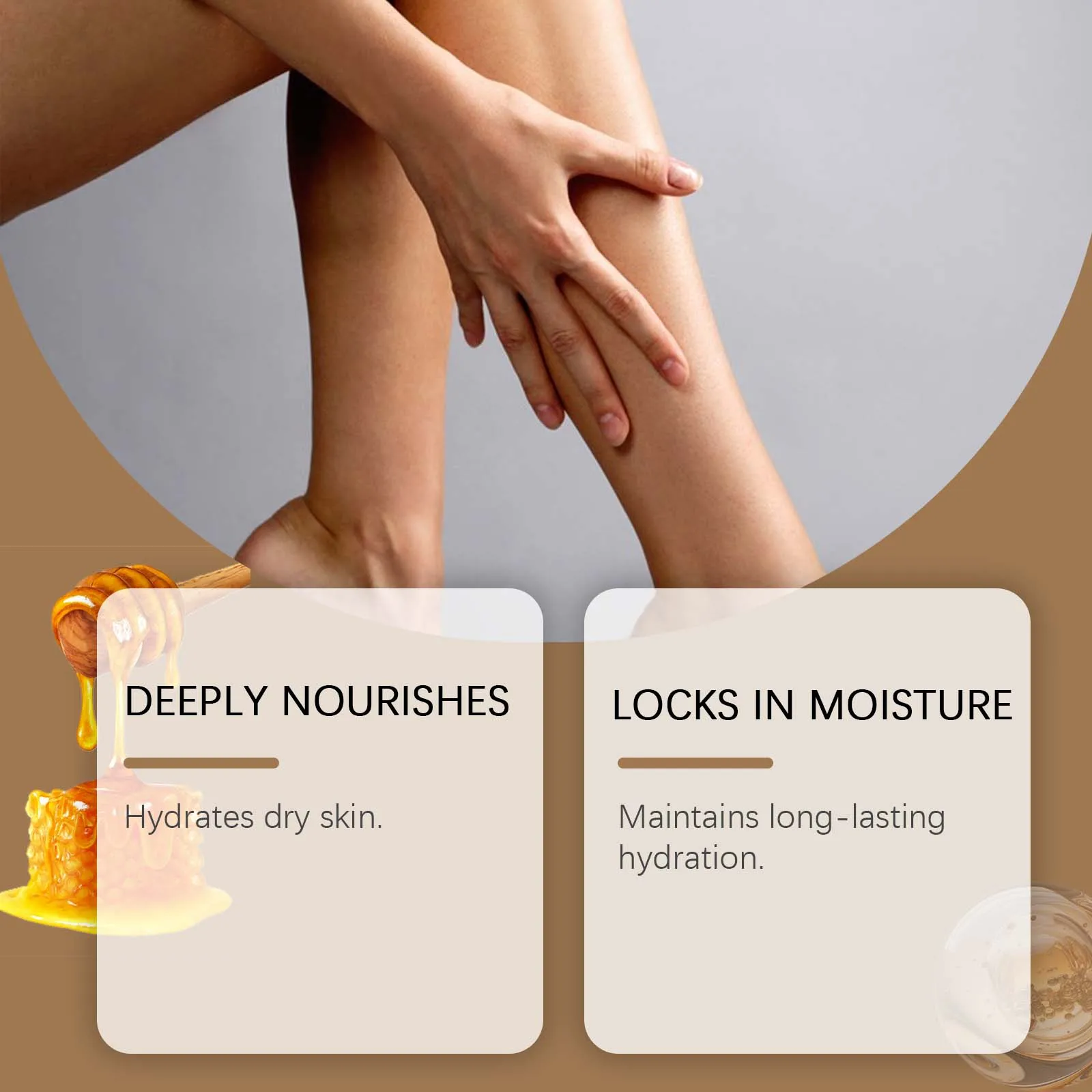 Avocado & Honey Body Lotion: Nourishes Skin, Lightweight & Non-Greasy Texture, Leaves Skin Hydrated & Smooth