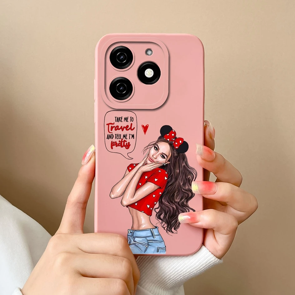 Stylish Butterfly Silicone Phone Case - Cute Matte Protective Cover