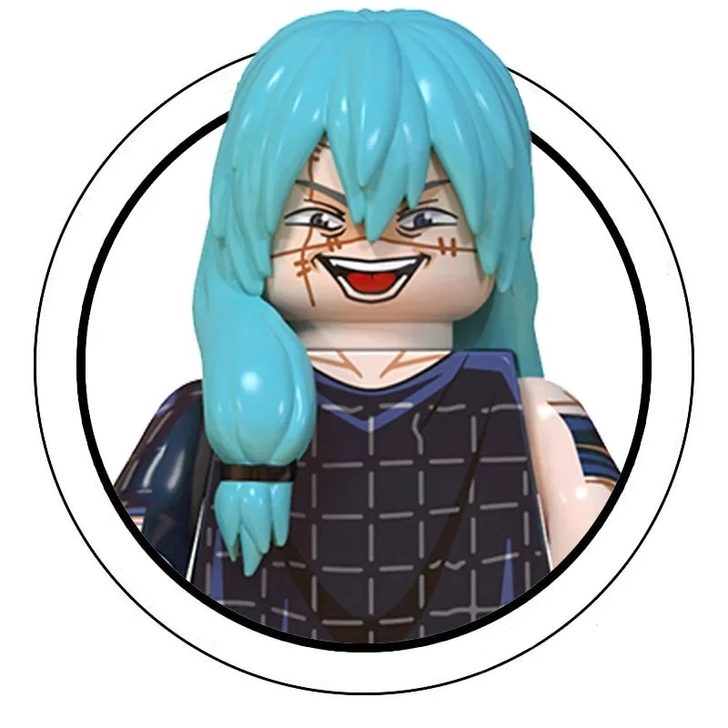 WM6202 WM6201 WM6200 WM6140 WM6139 주술회전 빌딩 블록 미니 액션 피규어 이타도리 유지 고죠 사토루 류오멘 선물 장난감