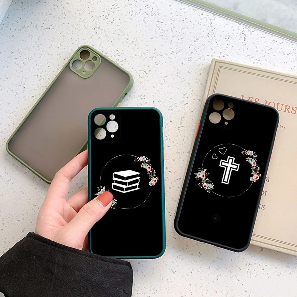 Custodia Per Telefono Icon Ragazza Yoga Fiore Trasparente Smerigliato Per Iphone 14 Pro Max 15 7 8 Se 11 12 13 X Xr Protezione Per Fotocamera Cover Ne