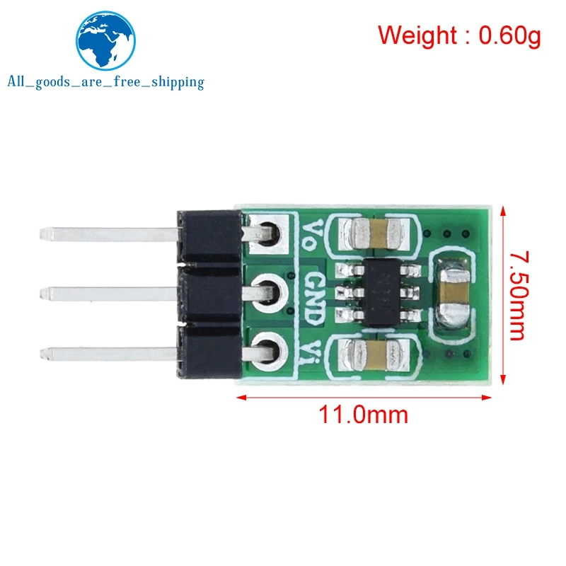 TZT Mini 1.8V 3V 3.7V 5V a 3.3V Boost & Buck pompa di carica regolata a basso rumore convertitore 2 in 1 DC/DC