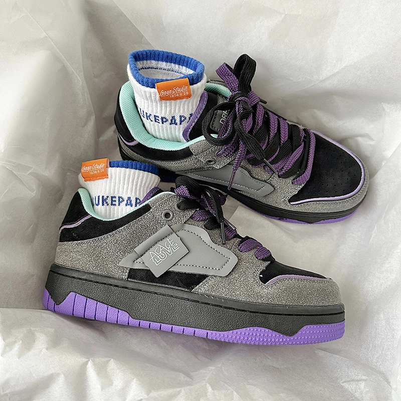 

Кроссовки мужские на шнуровке, повседневная обувь для ходьбы, дышащие, на платформе, обувь для бега в стиле хип-хоп