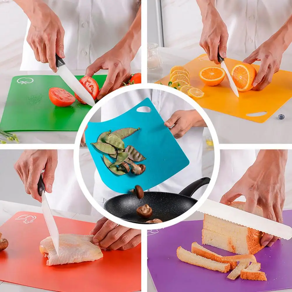

Small Kitchen Chopping Board Bpa-free Flexible Cutting Boards for Kitchen Non-slip Chopping Mats for Meat Vegetables Durable