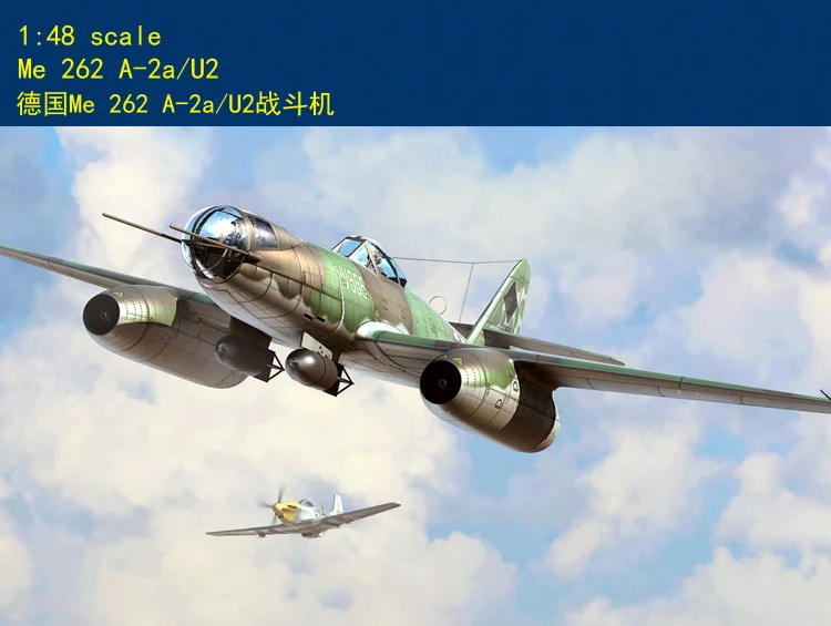 Hobbyboss Modello 80377 1/48 Me 262 A-2A/U2 Hobby Boss Modello Kit