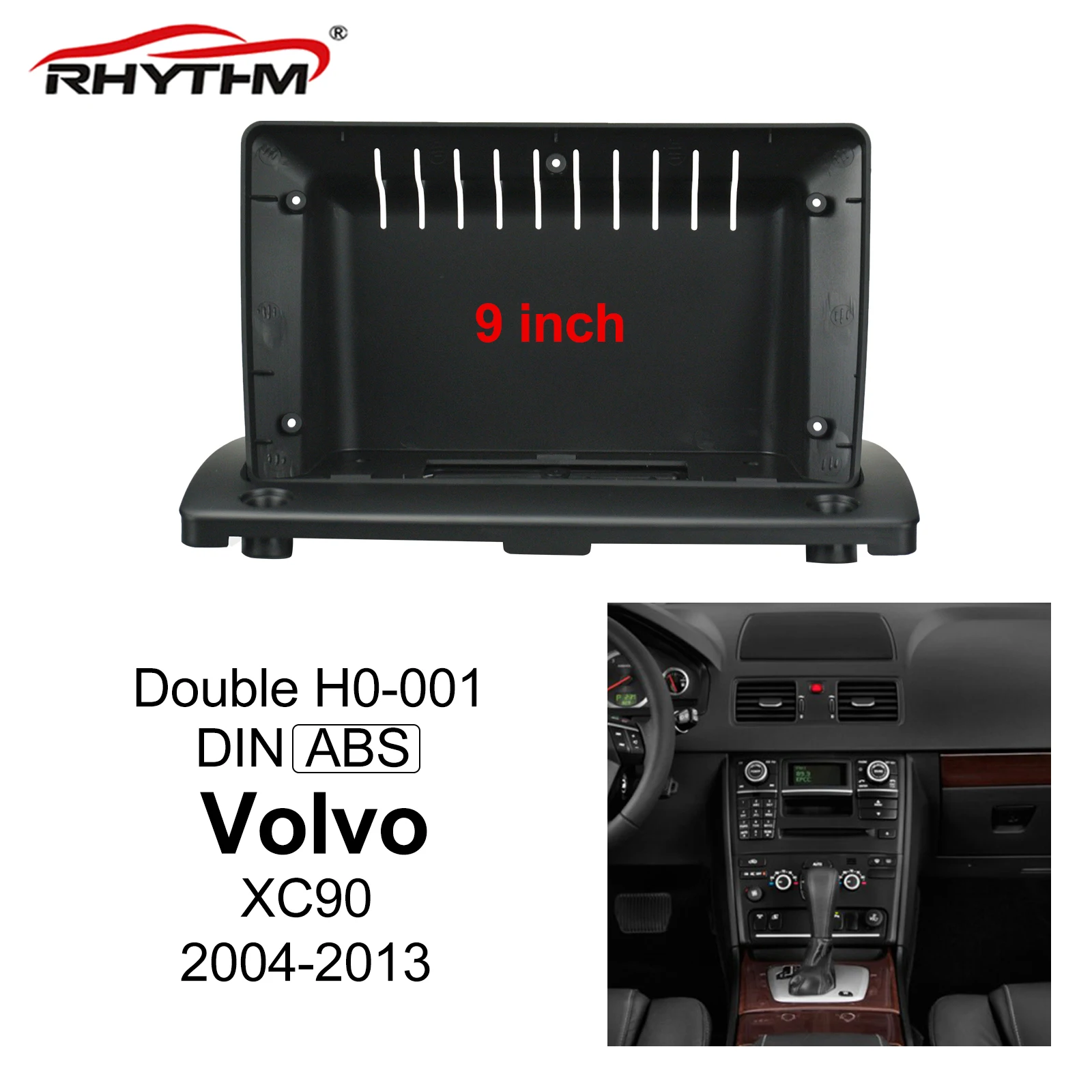 

9-дюймовая Автомобильная облицовка для XC90, VOLVO 2004, 05, 06, 07, 08, 09, 2013, облицовки, комплекты магнитных рам, автомобильная рамка DVD, приборная панель