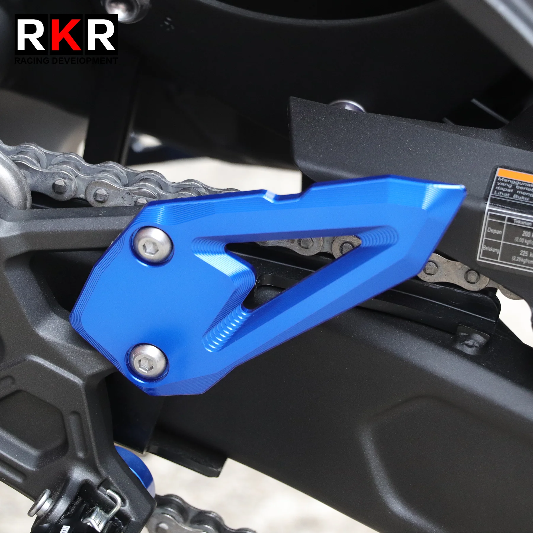  Guard Heel Plates ECLUT Motorcycle Footrests Pedal For