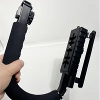 U C Shaped Holder Grip Video Handheld Stabilizer with Fill light,Phone Holder,Mic,Remote Control for SLR Cameras Home DV Came - Image 3