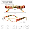 Henotin Reading Glasses Spring Hinges Fashion Women Small Fresh Print Small Frame Super Clear High Quality Reading Glasses 2